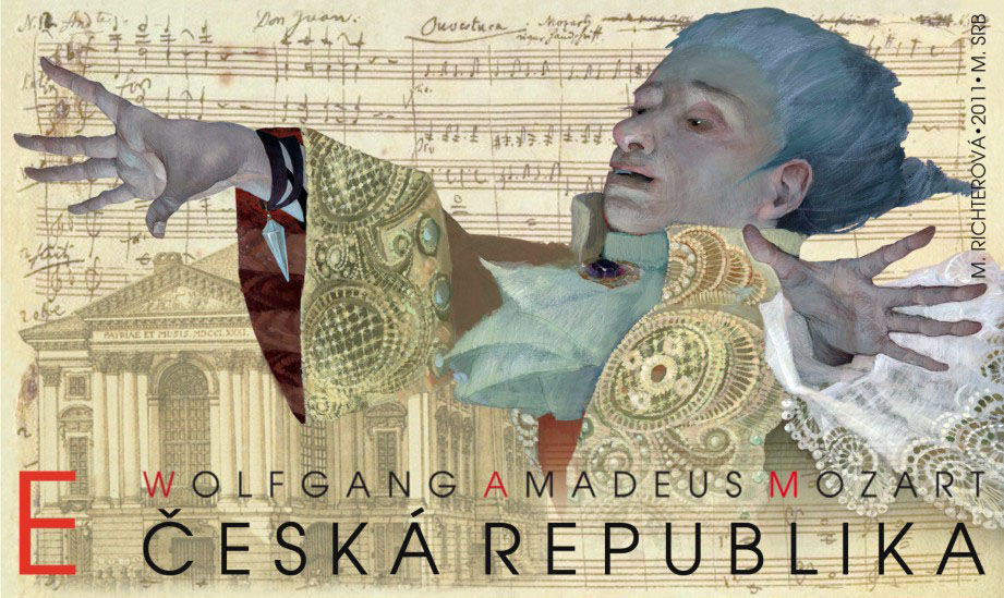 2011 postzegel Mozart