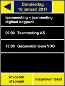 schermafdruk van VA Calendar-app