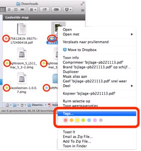 De nieuwe mogelijkheden met tags in Mac OS X Maverick
