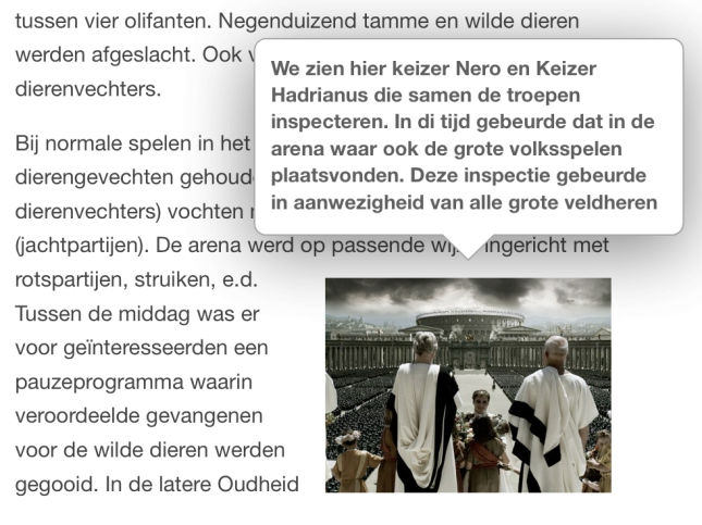 Voorbeeld van een pop-over afbeelding met het uitgeklapte venster met extra tekstuele toelichting