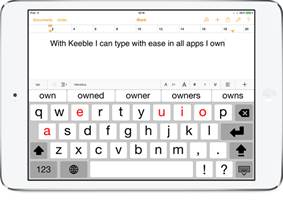 Keeble toetsenbord voor iPad