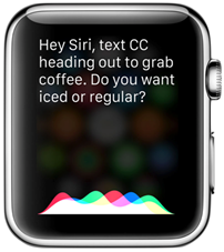 Siri op de Apple Watch