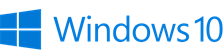 Het Windows 10-logo.