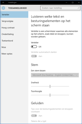 Het 'nieuwe' instellingepaneel 'Toegankelijkheid' in Windows 10