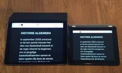 Vergelijking van de reguliere iPad en de grote iPad Pro