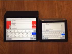 Vergelijking iPad en iPad Pro