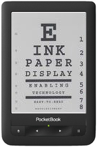 Een doorsne e-Reader met een E Ink-scherm