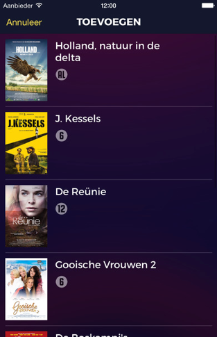 screenshot 1 van de Earcatch-app