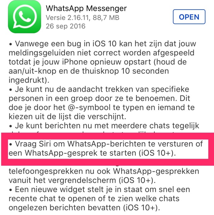 afbeelding van WhatsApp Messenger