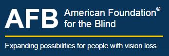 logo van het American Foundation for the Blind