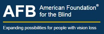 logo van het American Foundation for the Blind