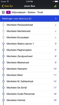 Overzicht bustraject