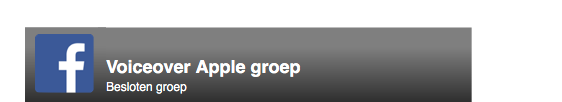 logo VoiceOver Apple groep