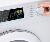 Het bedieningspaneel van de Miele GuideLine wasmachine