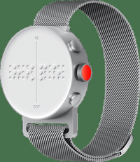 foto DOT Watch met metalen polsband