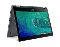 Acer Spin 15 met omgeklapt scherm, omgekeerd