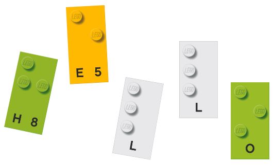 Legobouwblokjes met brailleschrift