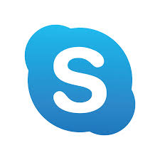 Logo van Skype