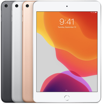 iPad mini in de drie beschikbare kleuren
