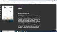 Voorbeeld van Reader View