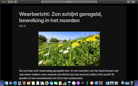 Reader Weergave op een Mac computer