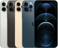iPhone 12 Pro in de vier beschikbare kleuren