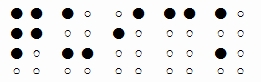 voorbeeld achtpuntsbraillefont