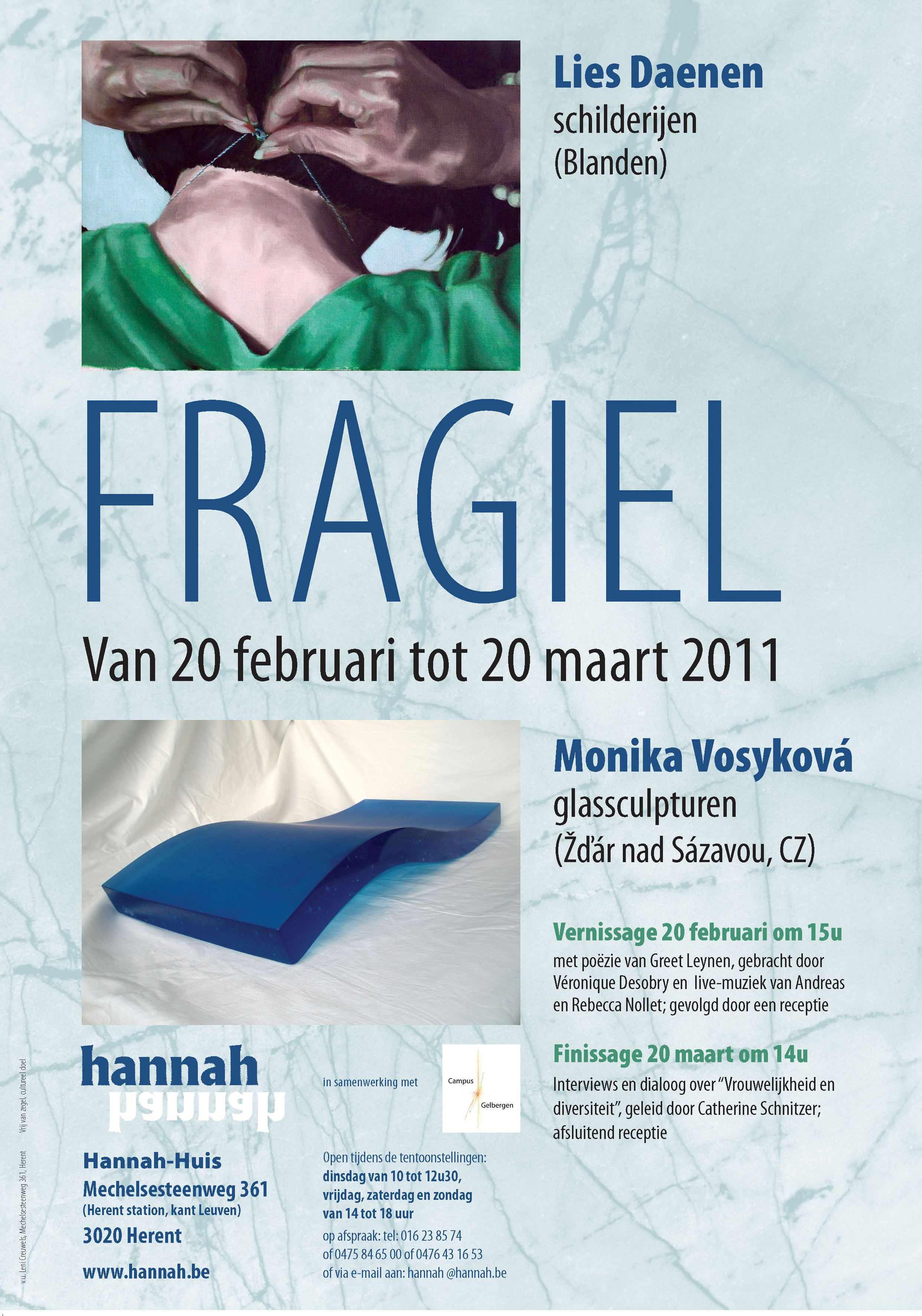 affiche van de tentoonstelling FRAGIEL