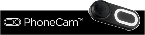 Banner met foto van de PhoneCam
